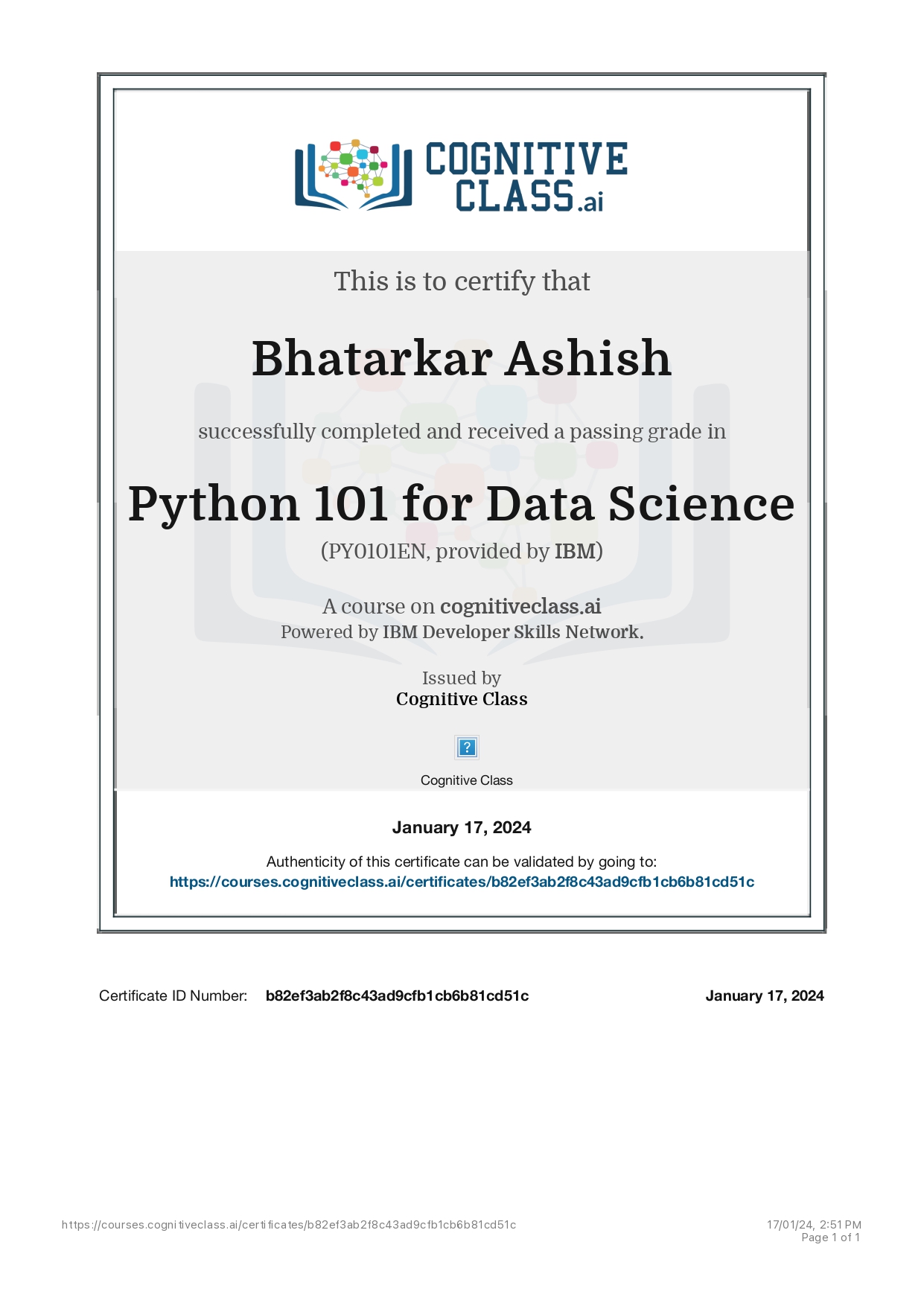 Python Programming - IBM